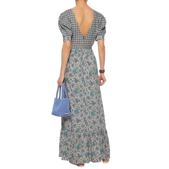 NWT BAUM UND PFERDGARTEN
Aerin gathered printed cotton-poplin maxi dress - Picture 1 of 15